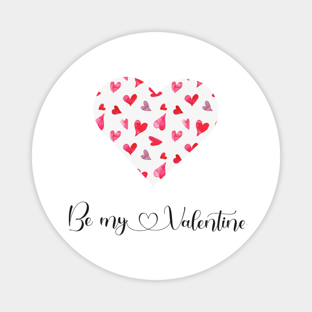 Valentine hart design Magnet by Anines Atelier